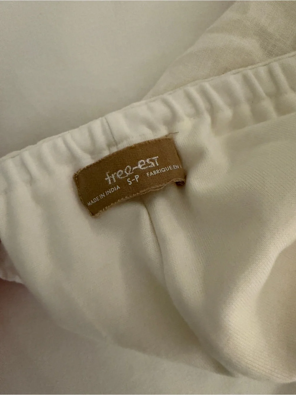 Free people white linen skort